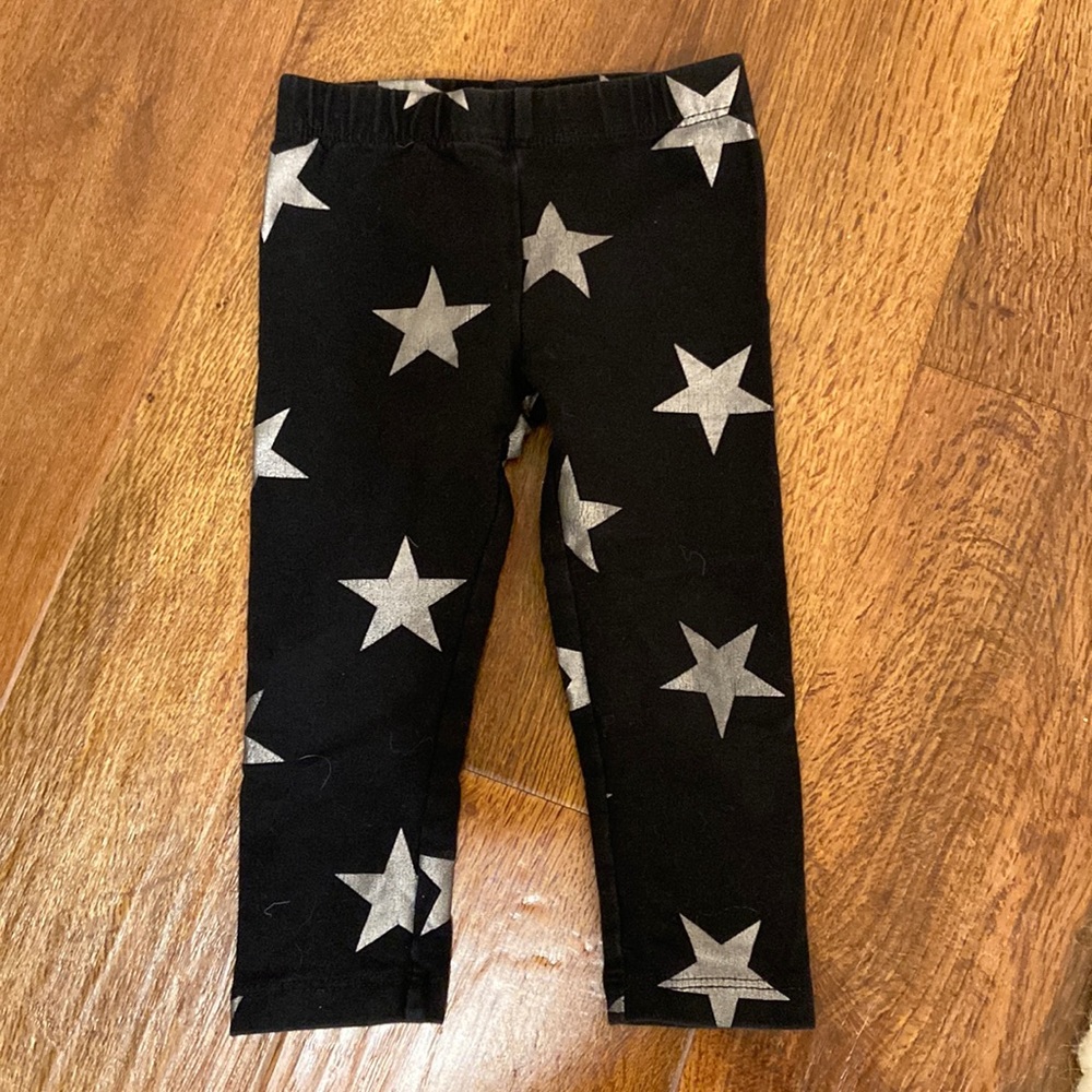 primary leggings with metallic stars